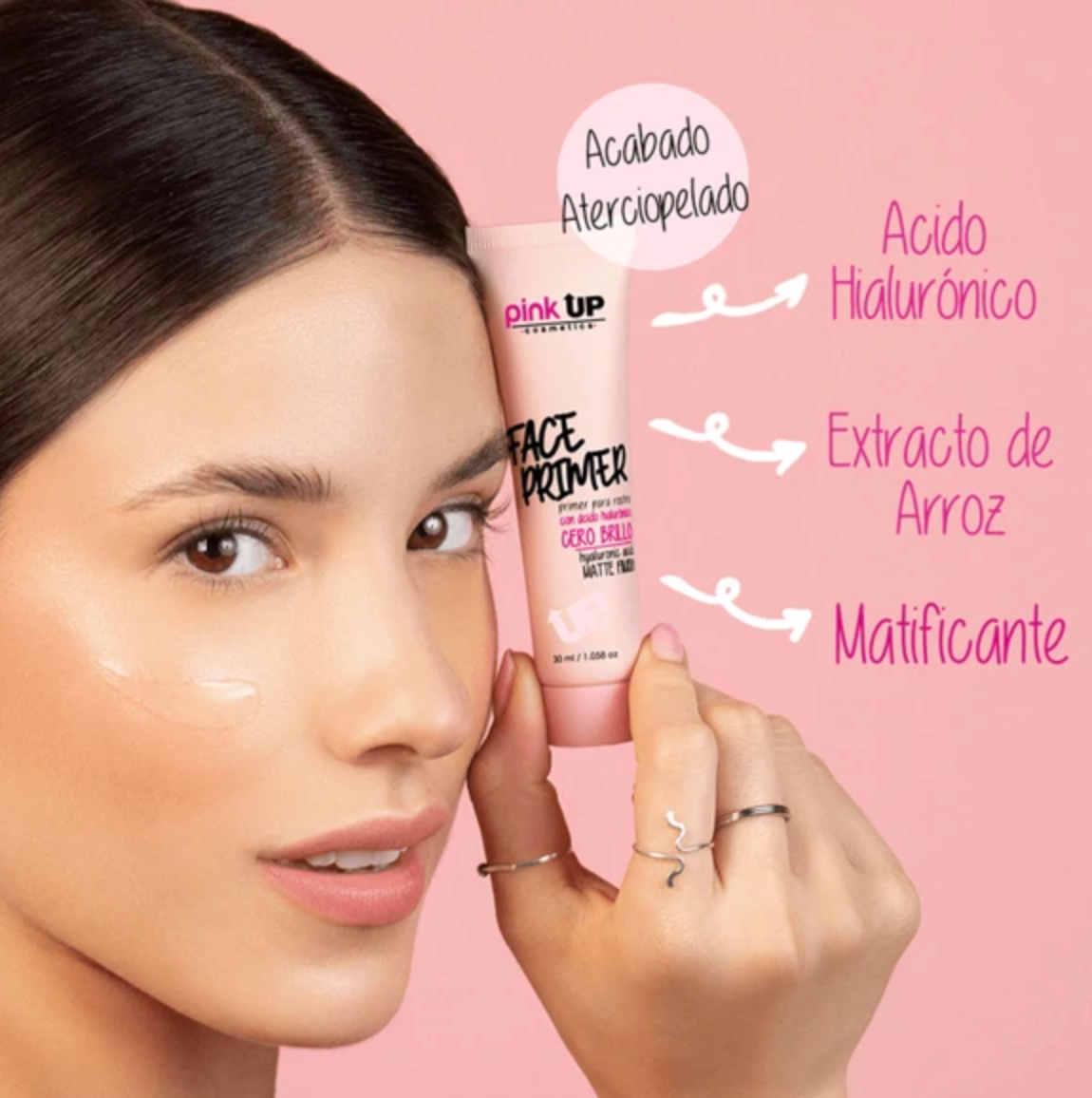 Face Primer, Primer para Rostro, Pink UP