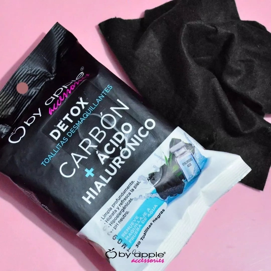Toallitas Desmaquillantes Hipoalergénicas de 30 piezas, By Apple