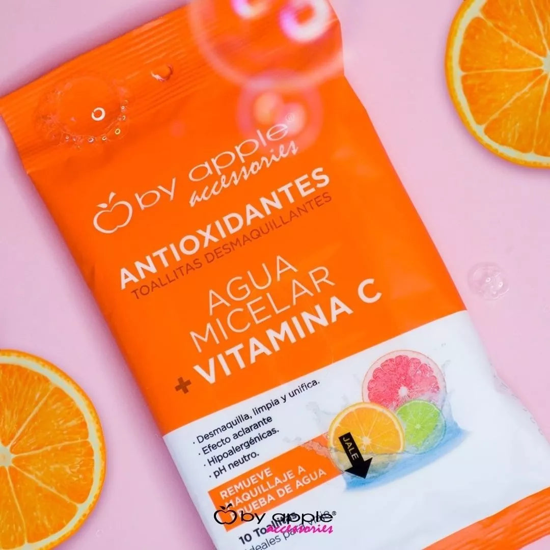 Toallitas Desmaquillantes Hipoalergénicas de 30 piezas, By Apple