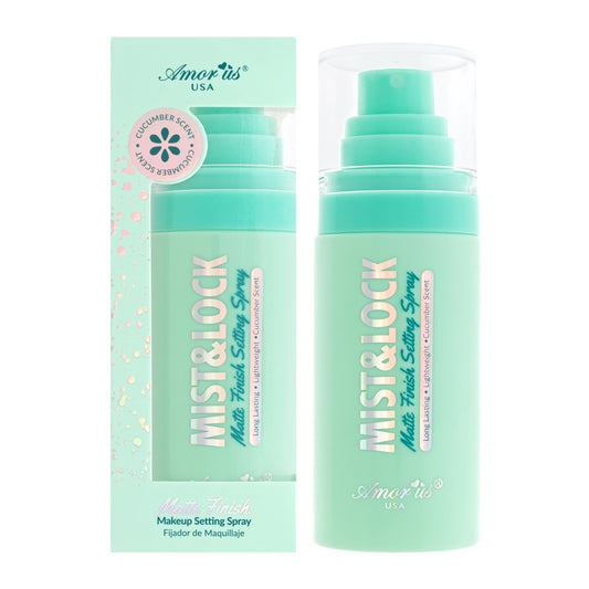 Fijador De Maquillaje con extracto de Pepino, Mist & Lock Amorus