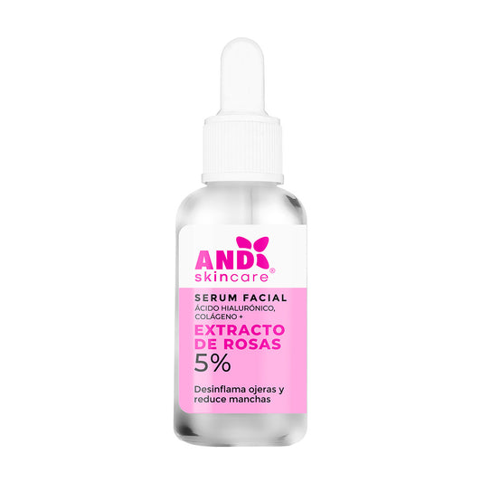 Serum Facial Extracto de Rosas 5%