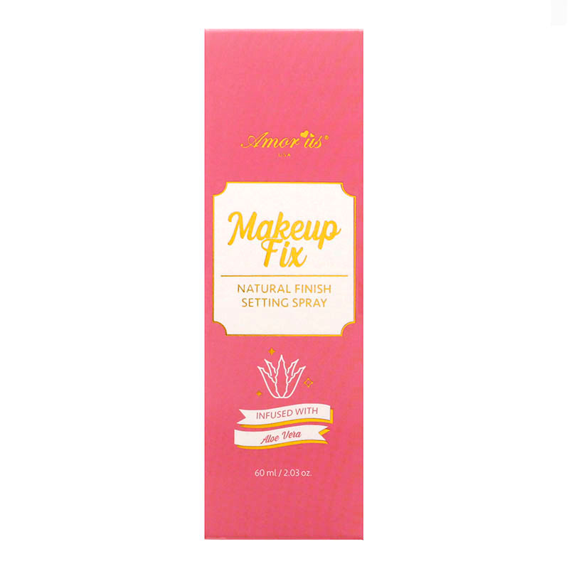 Fijador De Maquillaje con extracto de Aloe Vera, Makeup Fix Amorus