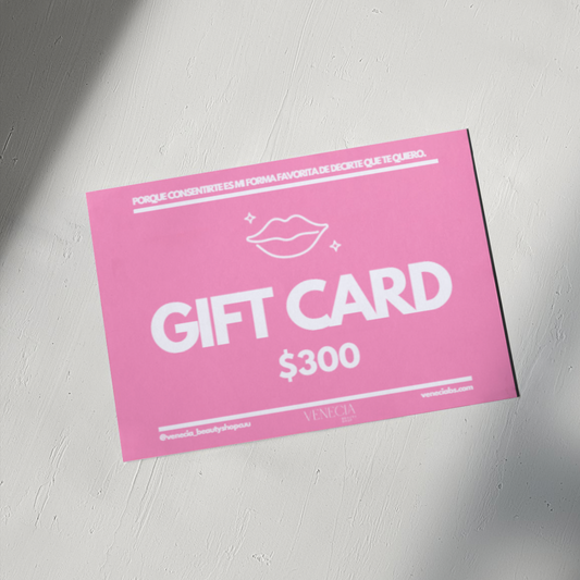 Tarjeta de Regalo Venecia Beauty Shop