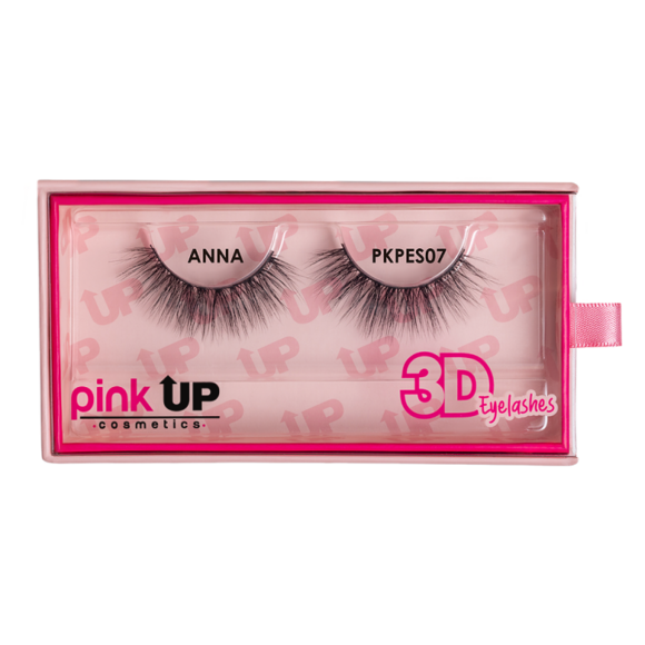 Anna, Pestañas 3D Eyelashes Pink Up