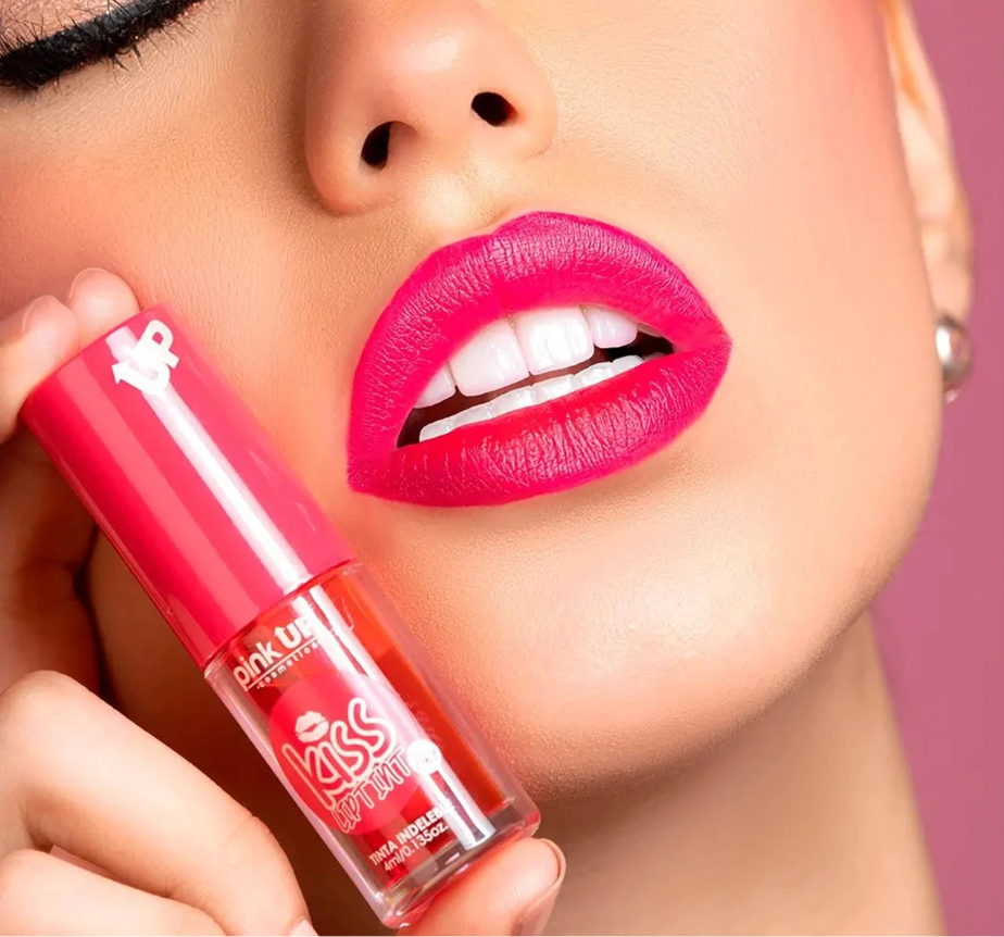 Tinta Indeleble para Labios, Kiss Lip Tint Pink Up