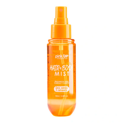 Hair + Body Mist: Coco, Vainilla y Caramelo de Pink Up