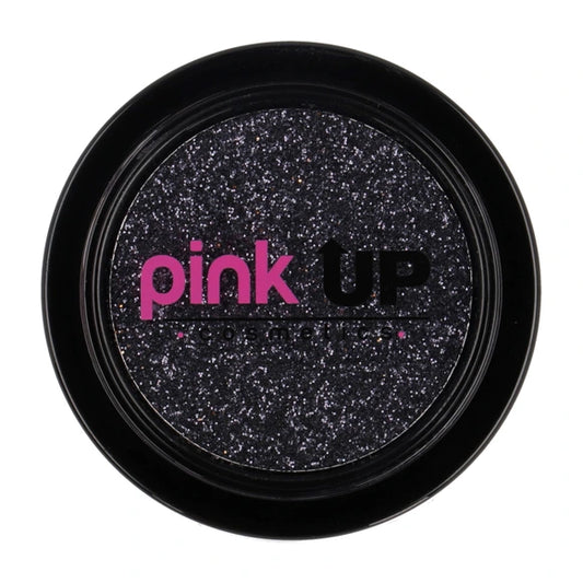 Black Glitter Pink Up