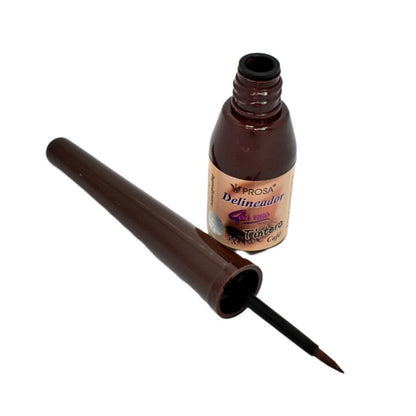 Delineador Tintero Café, 4en1, Prosa